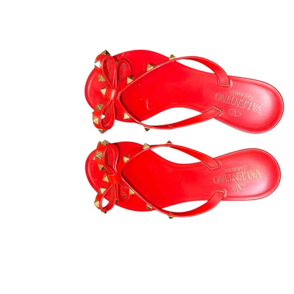 Valentino Rockstud Jelly Bow Sandals - Picture 3 of 6